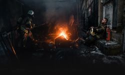 Depo yangınına itfaiyeden hızlı müdahale!