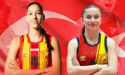 Göztepe filesinde milli sevinç