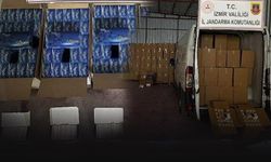 İzmir’de kaçak tütün operasyonu: Milyonlarca makaron ele geçirildi!