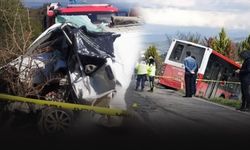 İzmir'de belediye otobüsü ile panelvan çarpıştı: Feci kazada 1 ölü 8 yaralı!