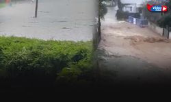 Seferihisar’da şiddetli yağış... Ev ve tarlaları su bastı!