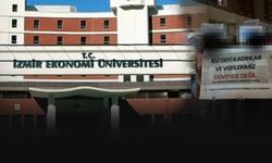 İzmir Ekonomi Üniversitesi öğrencilerinden 'sızıntı' protestosu... "Kampüste tacizci istemiyoruz!"