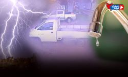 Yıldırım düştü... 4 ilçede sular kesildi!