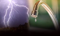 Yıldırım düştü... 4 ilçede sular kesildi!