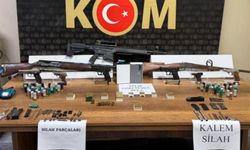 Evden gizli cephanelik çıktı! Kalem görünümlü tabancalar ele geçirildi