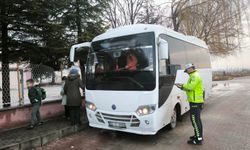 Afyonkarahisar'da okul servisleri denetlendi