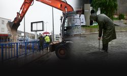 Meteoroloji defalarca uyardı... Çeşme'yi sağanak vurdu!