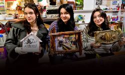 Gençler Bornova'da atıkları sanata dönüştürdü!