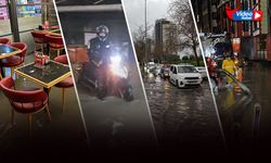 İzmir sağanağa teslim: İşyerleri sular altında!