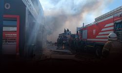 İzmir'de sanayi sitesinde yangın paniği!