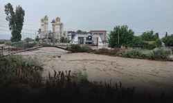 Sağanak yağış dereyi taşırdı... 9 ev tahliye edildi