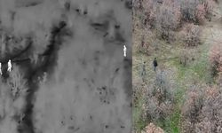 Termal drona takıldılar: Kaçak avcılar yakayı ele verdi!