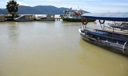 Muğla'da Gökova Körfezi'nin rengi değişti