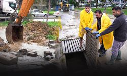 Yoğun yağış Aliağa’yı vurdu... Belediye ekipleri sahada!
