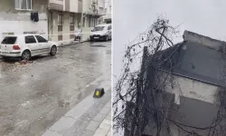 Bağcılar'da 4 katlı binanın çatısı çöktü: Sokak kapatıldı