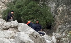 Dağlık alanda mahsur kalan kişi kurtarıldı
