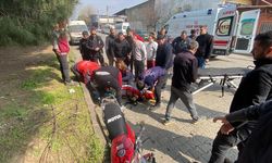 Aydın'da meydana gelen motosiklet kazasında 3 kişi yaralandı