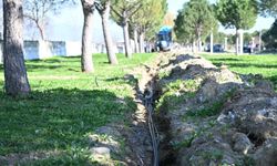 Manisa'da yeşil alanlarda akıllı sulama dönemi başladı