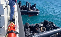 Yunan unsurlarının geri ittiği 31 düzensiz göçmen Aydın'da kurtarıldı
