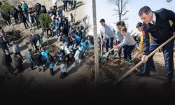 İzmir’de yeşil doku güçleniyor: Başkan Tugay 190 fidanı miniklerle birlikte dikti