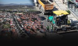 Yaz sezonu öncesi Çeşme’de yol çalışmaları tam gaz