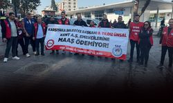 Kent AŞ işçilerinden pankartlı eylem: Karşıyaka Çarşı'da yürüdüler!