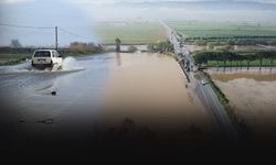 Sağanak sonrası kriz: Menderes Nehri taştı... Tarım arazileri sular altında