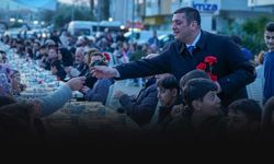 Torbalı'da 3 bin kişi aynı sofrada oruç açtı