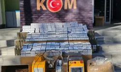 Uşak'ta 230 bin bandrolsüz makaron ele geçirildi