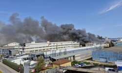 Ümraniye Organize Sanayi Bölgesi'nde yangın