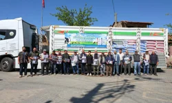 Germencik'te küçük üreticilere hibe yem desteği