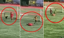 Rakibinin kafasına tekme atan futbolcu tutuklandı!