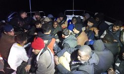 Bodrum açıklarında 30 düzensiz göçmen kurtarıldı