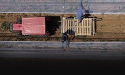 Çiftçilerden üzümü koruyan yöntem: Bağlarda “dolu tülü” dönemi