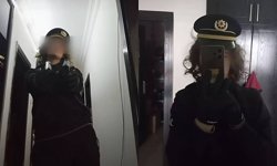 Kafasında tören şapkası, elinde iki silah... Okul saldırganına ait yeni görüntüler ortaya çıktı!