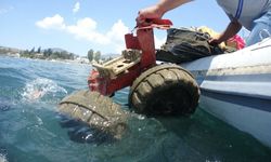 Bodrum'da denizden 2,5 ton, karadan 20 ton atık toplandı