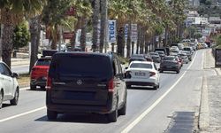 Bodrum'da son 36 saatte 25 binden fazla araç çıkış yaptı