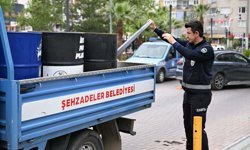 Manisa'da kaldırım işgallerine denetim