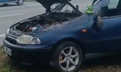 Yoldan çıkan otomobil takla attı: 5 kişi hastanelik!