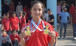 Avrupa şampiyonu Nehir, coşkuyla karşılandı