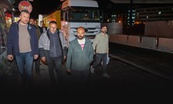 Başkan Duman gece yarısı çalışmaları yerinde inceledi