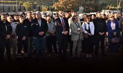 Başkan Eşki'den şantiyelere 1 Mayıs ziyareti