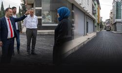 Başkan Eşki çalışmaları yerinde inceledi... Bornova'da asfalt seferberliği