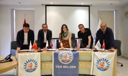 Çeşme'de sendika ile TİS imzası!