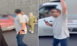 Beşiktaş'ta trafikte tartıştığı aracın önünü kesen polis havaya ateş açtı