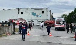 Fabrikada patlama sonrası yangın: 1'i ağır, 8 yaralı