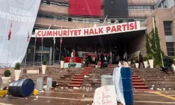 İşte arbede sonrası CHP Genel Merkezi