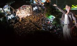 Menemen’de festival coşkusu yağmur dinlemedi