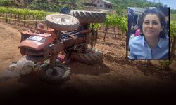 Traktör şarampole devrildi: Karı-kocayı ayıran kaza!