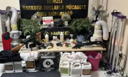 Denizli'de evini uyuşturucu serasına çeviren zanlı tutuklandı